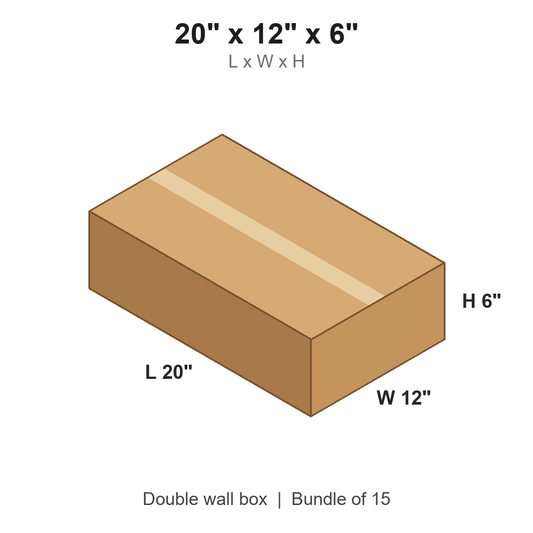 20x12x6 Double Wall Boxes