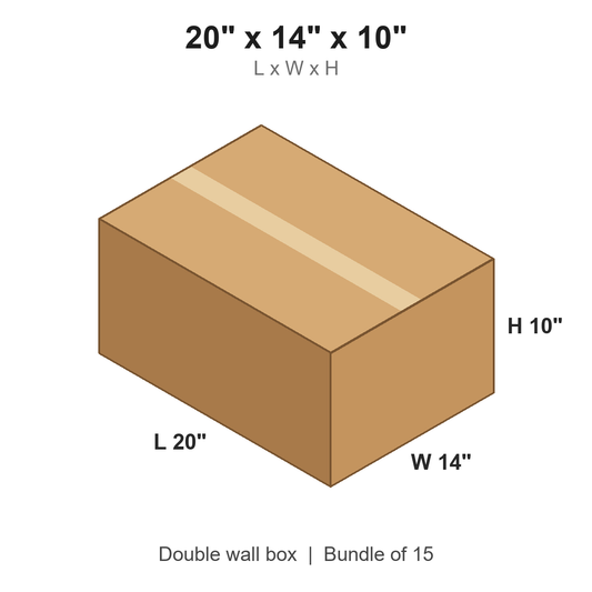 20x14x10 Double Wall Boxes