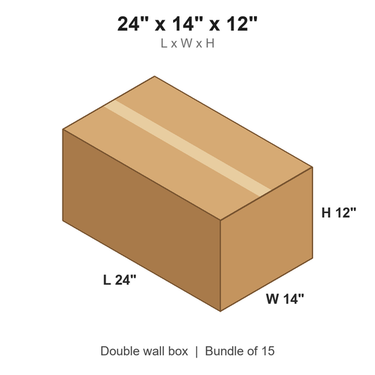 24x14x12 Double Wall Boxes