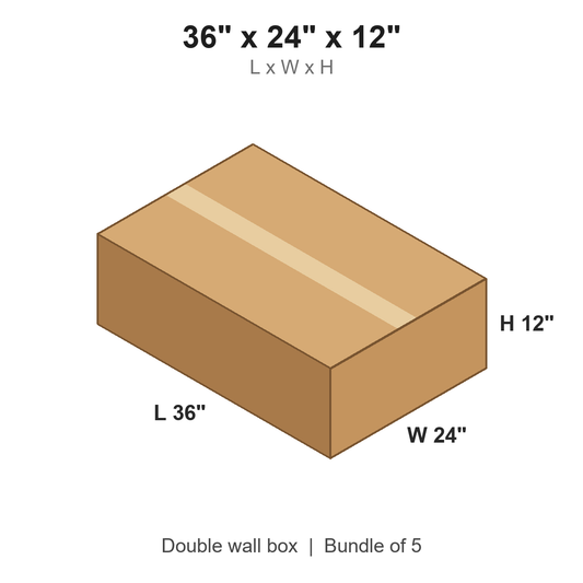 36x24x12 Double Wall Boxes