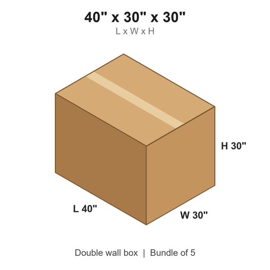 40x30x30 Double Wall Boxes