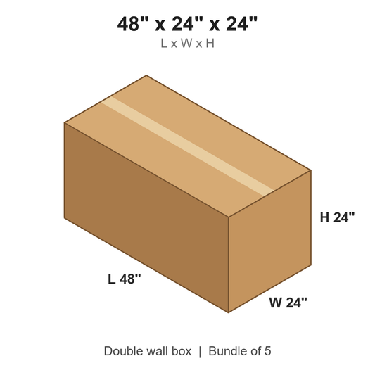 48x24x24 Double Wall Boxes