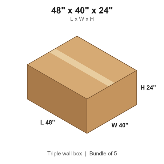 48x40x24 Triple Wall Boxes