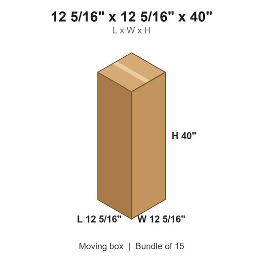 12.3125x12.3125x40 Outer Lamp Boxes