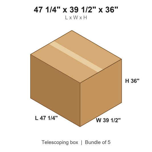 47.25x39.5x36 Telescoping Inner Boxes