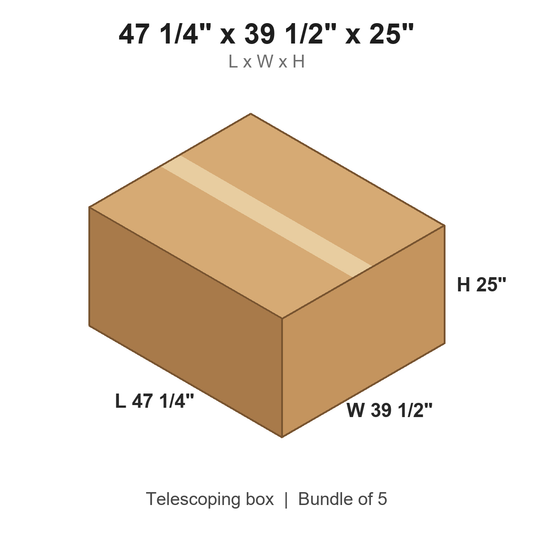 47.25x39.5x25 Telescoping Inner Boxes