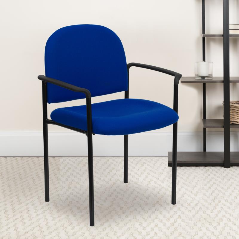 Flash Furniture Navy Blue Fabric Side Chair