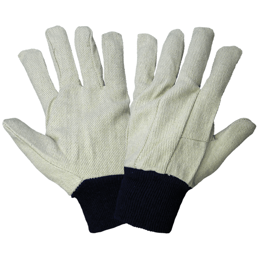 Cotton Cut / Sewn Gloves C120 (Case of 25 Dozen Pair)