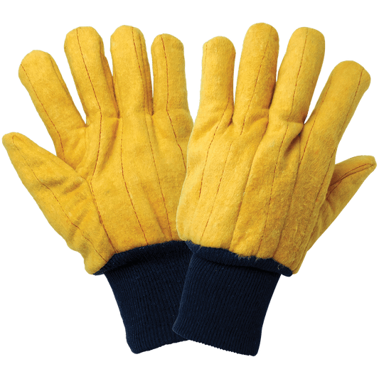 Cotton Cut / Sewn Gloves C16Y (Case of 12 Dozen Pair)