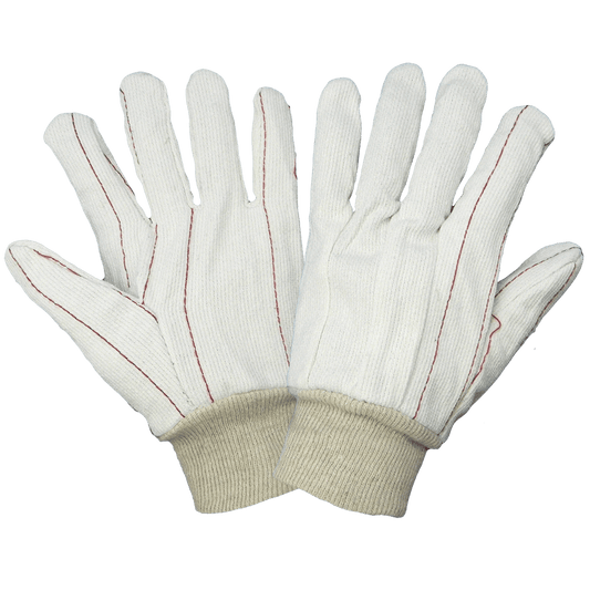 Cotton Cut / Sewn Gloves C18C (Case of 12 Dozen Pair)