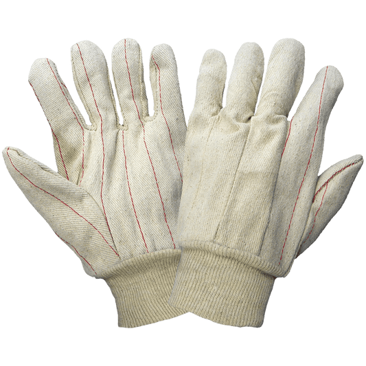 Cotton Cut / Sewn Gloves C18DP (Case of 12 Dozen Pair)