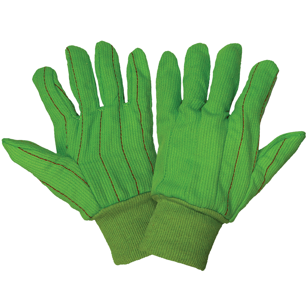 Cotton Cut / Sewn Gloves C18GRC (Dozen Pair)