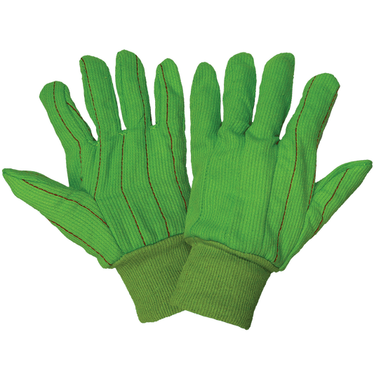 Cotton Cut / Sewn Gloves C18GRC (Case of 12 Dozen Pair)