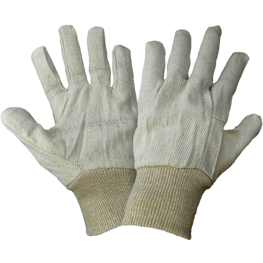 Cotton Cut / Sewn Gloves C80-W (Case of 25 Dozen Pair)
