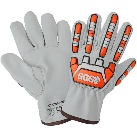 Goatskin Drivers Gloves CIA3600-10(XL) (Case of 4 Dozen Pair)