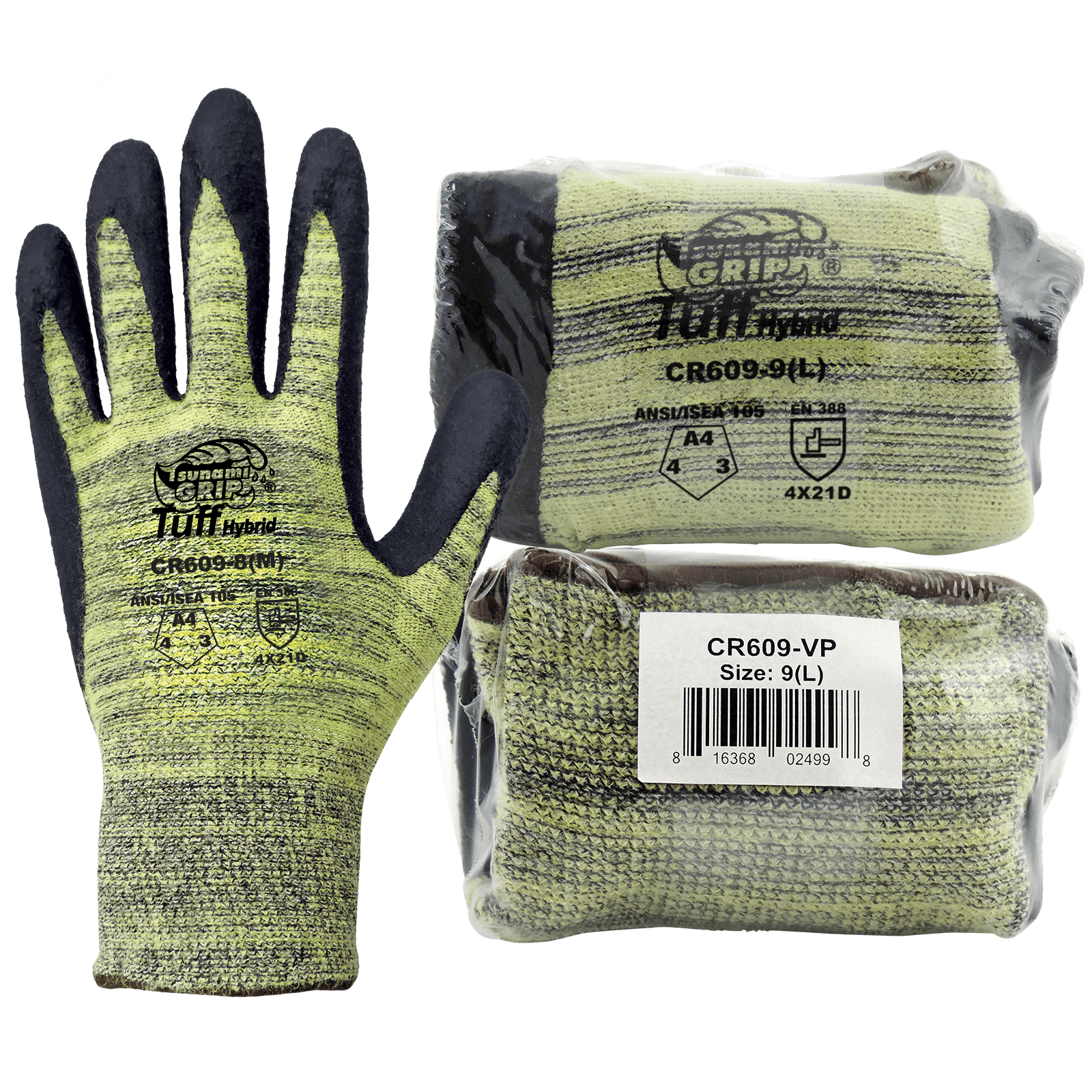 Nitrile on Aralene Gloves CR609-VP
