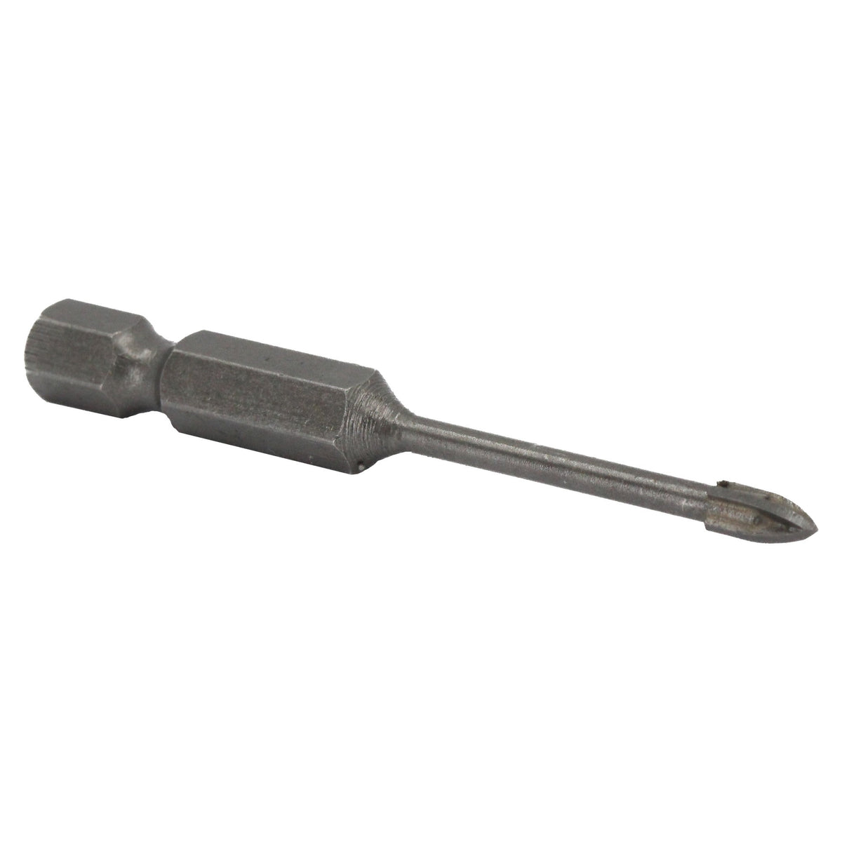 Drill America 4 Flute Hex Shank Glass/Tile, DWD4FGD1/8HEX