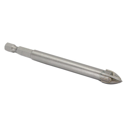 Drill America 4 Flute Hex Shank Glass/Tile, DWD4FGD3/8HEX