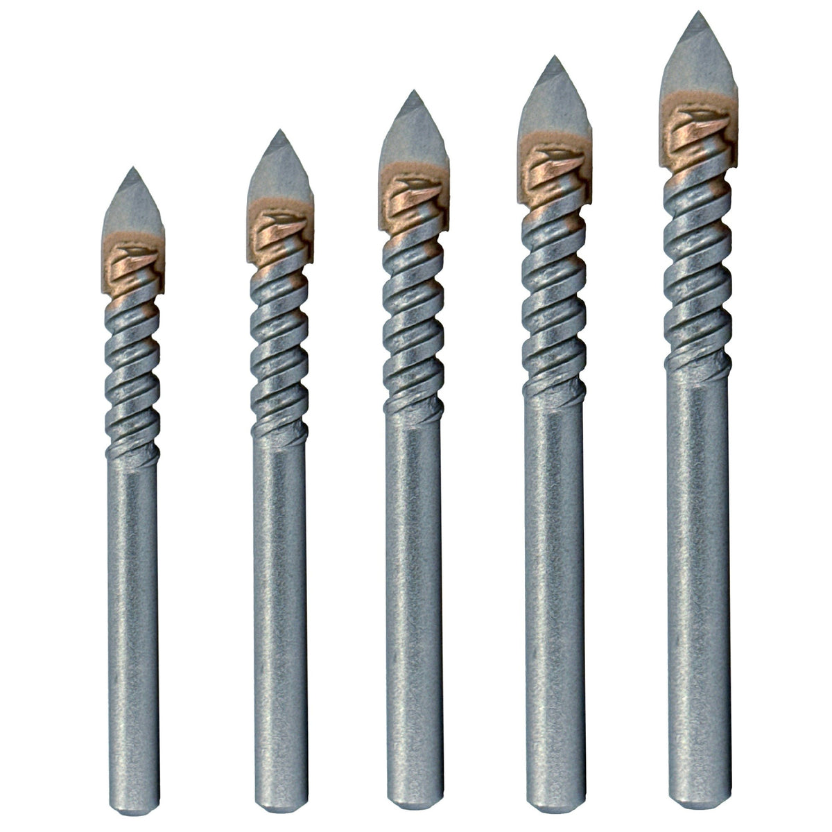 Drill America Round Shank Glass/Tile Drills, DWDGD-SET