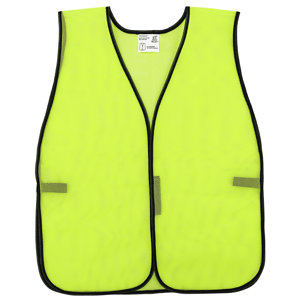 Safety Vest GLO-10-YG (Case — 50 each)