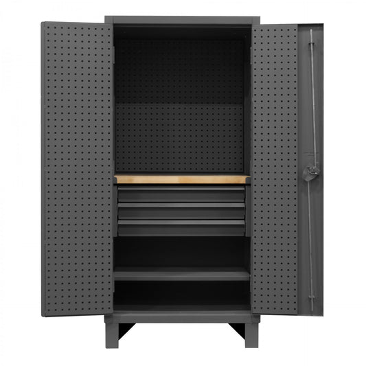 Durham 12 Gauge Heavy Duty Cabinets With Drawers & Work Surface (HDCD Series)