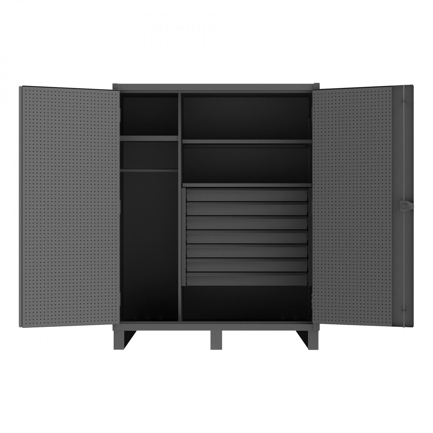 Durham Heavy Duty Wardrobe Cabinets With Pegboard Doors (HDWCP Series)