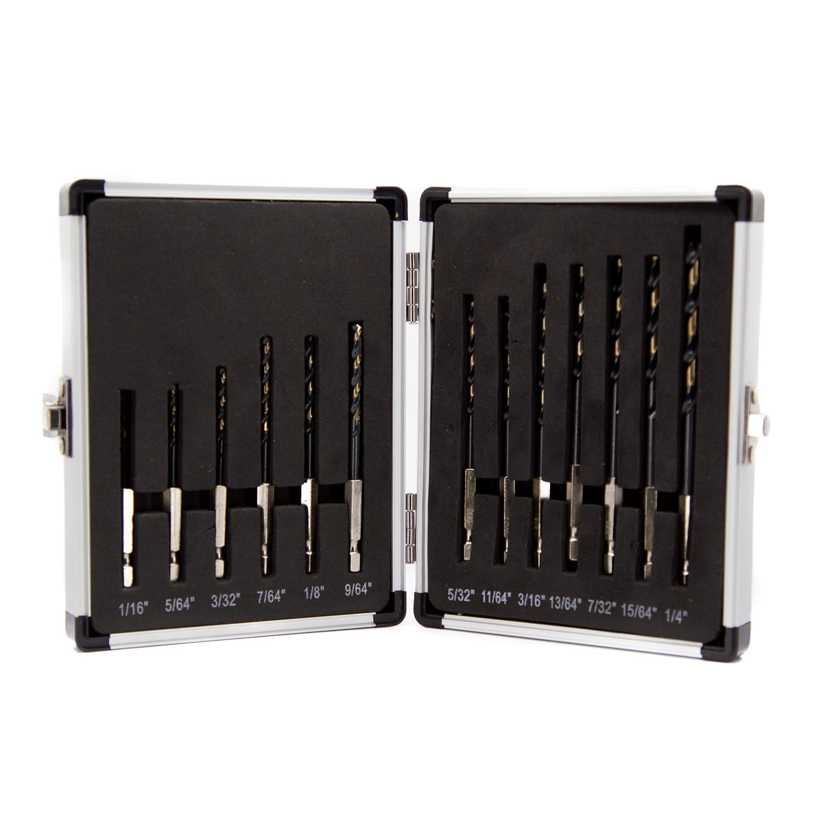Drill America Black Oxide 118 Point, Fractional (D/AN Series), KFDHEX13-PC