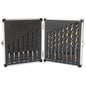 Drill America Black Oxide 118 Point, Fractional (D/AN Series), KFDHEX15-PC