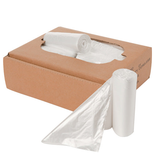 LLD Liners 38x58 1.5mil, 100/CTN, Coreless Rolls, Clear