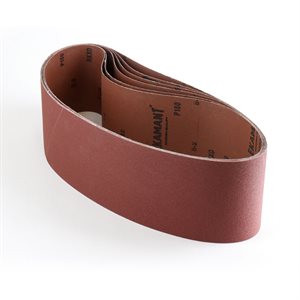 Sanding Belt 4" x 36" RKXO Grit #180 Aluminum Oxide Cloth for Narrow Belt Sanders