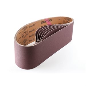 Sanding Belt 4" x 36" RKXO Grit #320 Aluminum Oxide Cloth for Narrow Belt Sanders