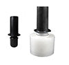 Black Plastic Tension handle 1 3/4" core