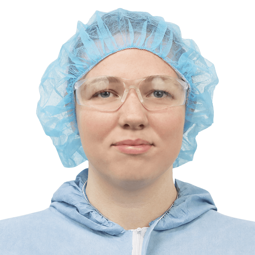 Disposable Non-Woven Bouffant Caps NW-PPB24-B (Case)