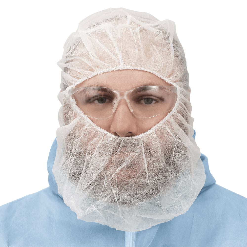 Disposable Non-Woven Balaclava-Style Hood NW-PPBBR-W (Case)