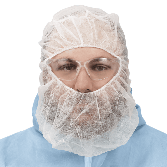 Disposable Non-Woven Balaclava-Style Hood NW-PPBBR-W (Case of 1000 Each)