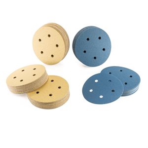 EKAPAK 5 Vacuum Combo Sanding Discs Hook & Loop