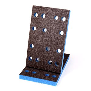 EKASILK PLUS 10mm Sanding Sponge 3-1 / 8 x 5-1 / 4 x 14 Hole Superfine Hook & Loop for Festool RTS 400