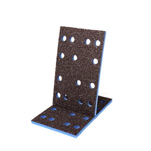 EKASILK PLUS 5 mm Sanding Sponge 3-1 / 8 x 5-1 / 4 x 14 Hole Medium Hook & Loop for Festool RTS 400
