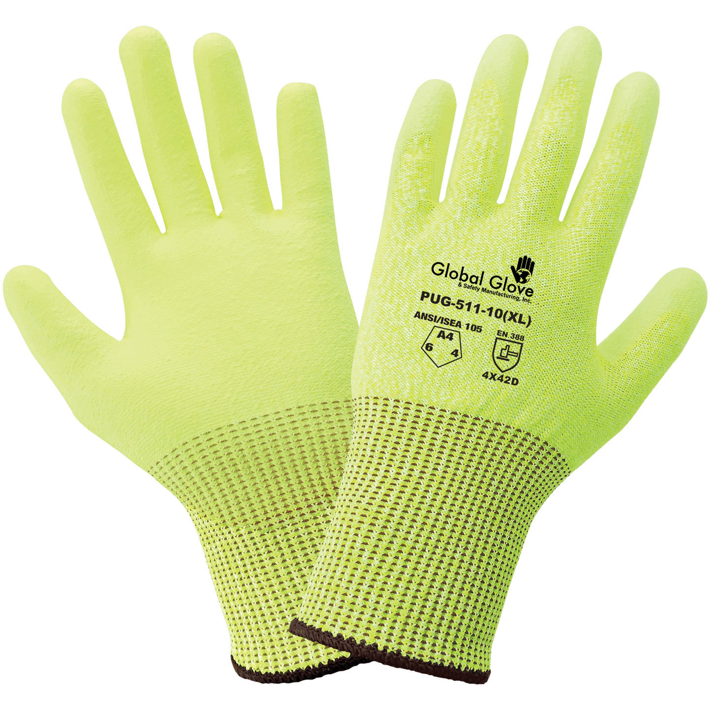 PU on HPPE Gloves PUG-511