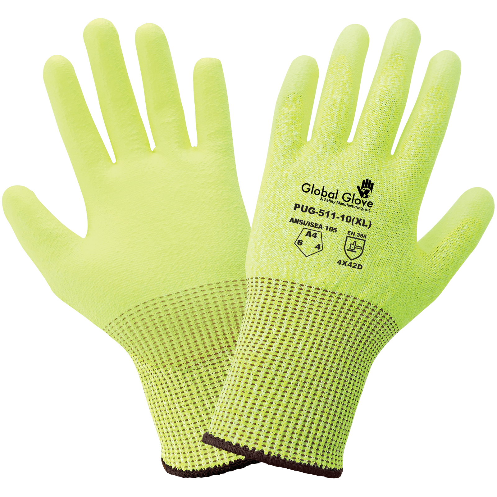 PU on HPPE Gloves PUG-511