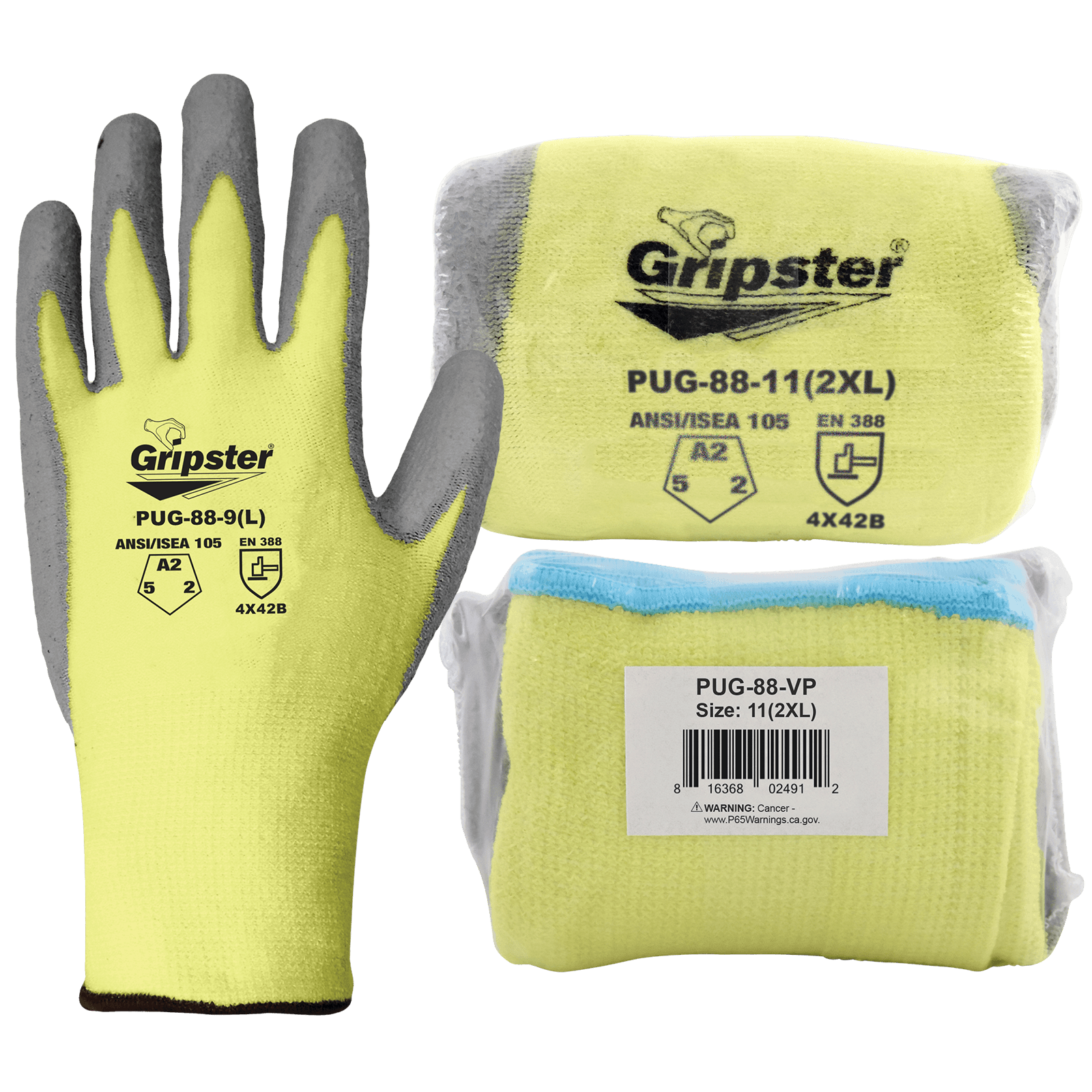 PU on Aramid Gloves PUG-88-VP