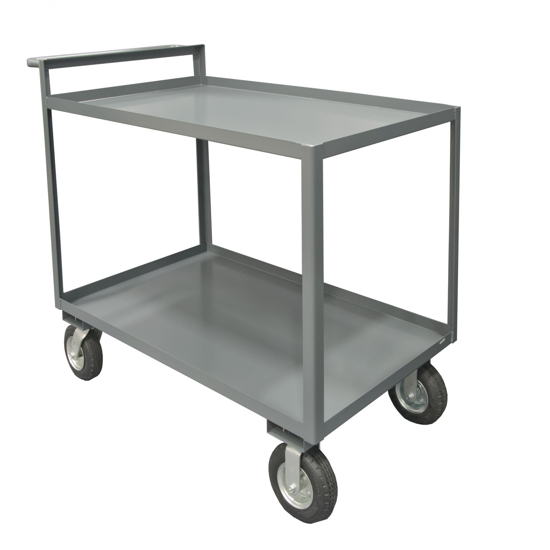 Durham 2 Shelf Stock Carts With Raised Handles (RSCR Series) — Durham Manufacturing