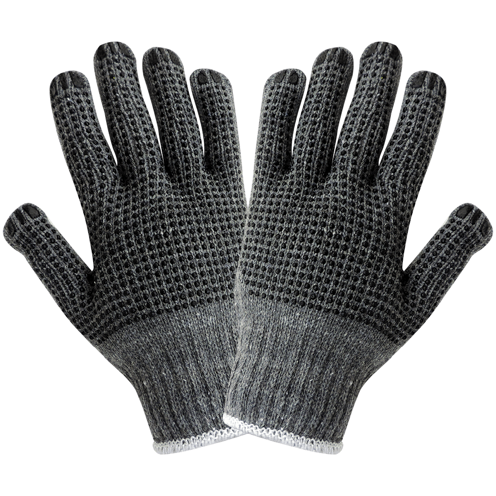 String Knit Dotted Gloves S65D2 (Dozen Pair)