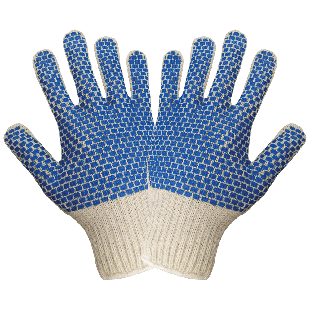 String Knit Dotted Gloves S66BB (Dozen Pair)
