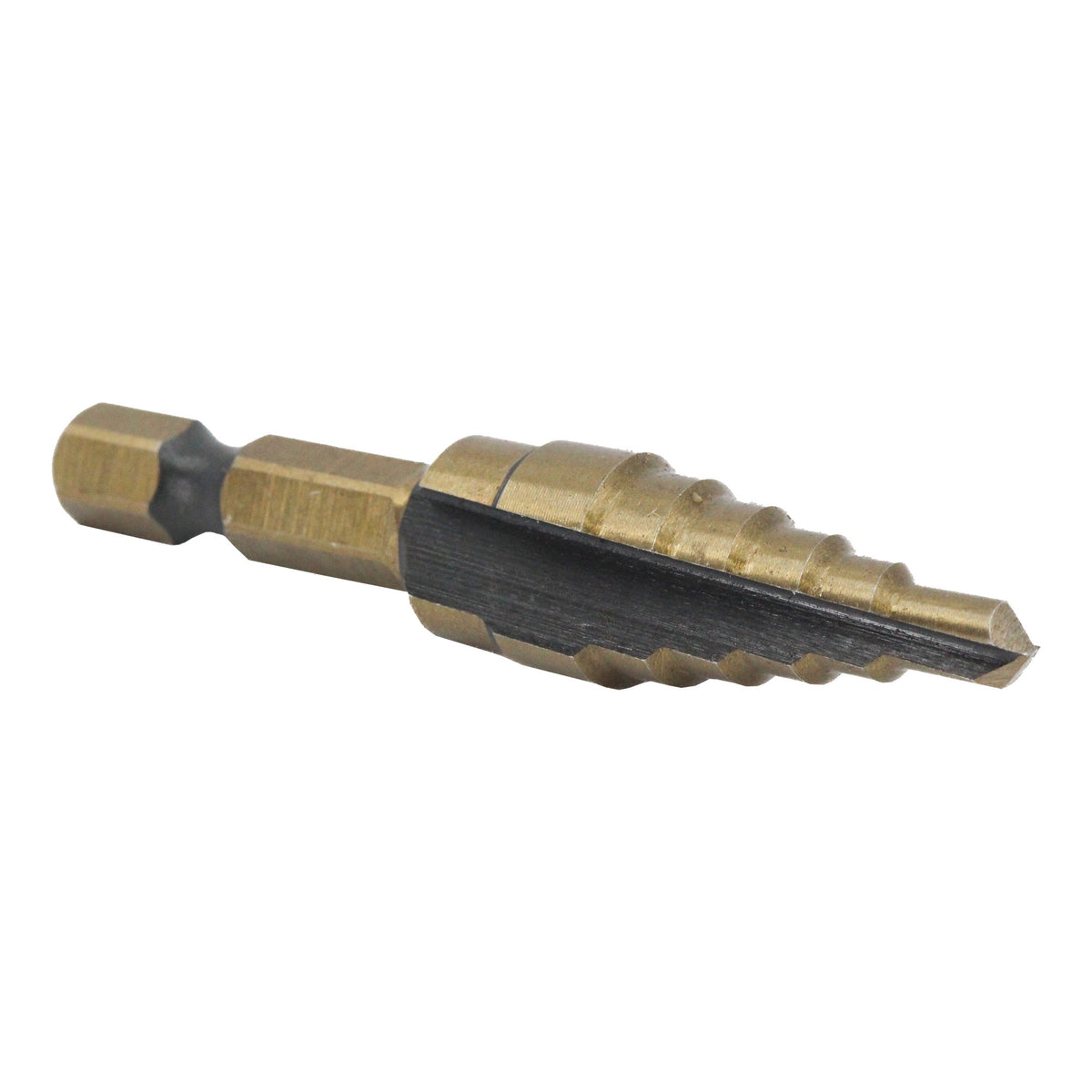 Drill America HSS B&G Hex Shank Step Drills, STE2HEX