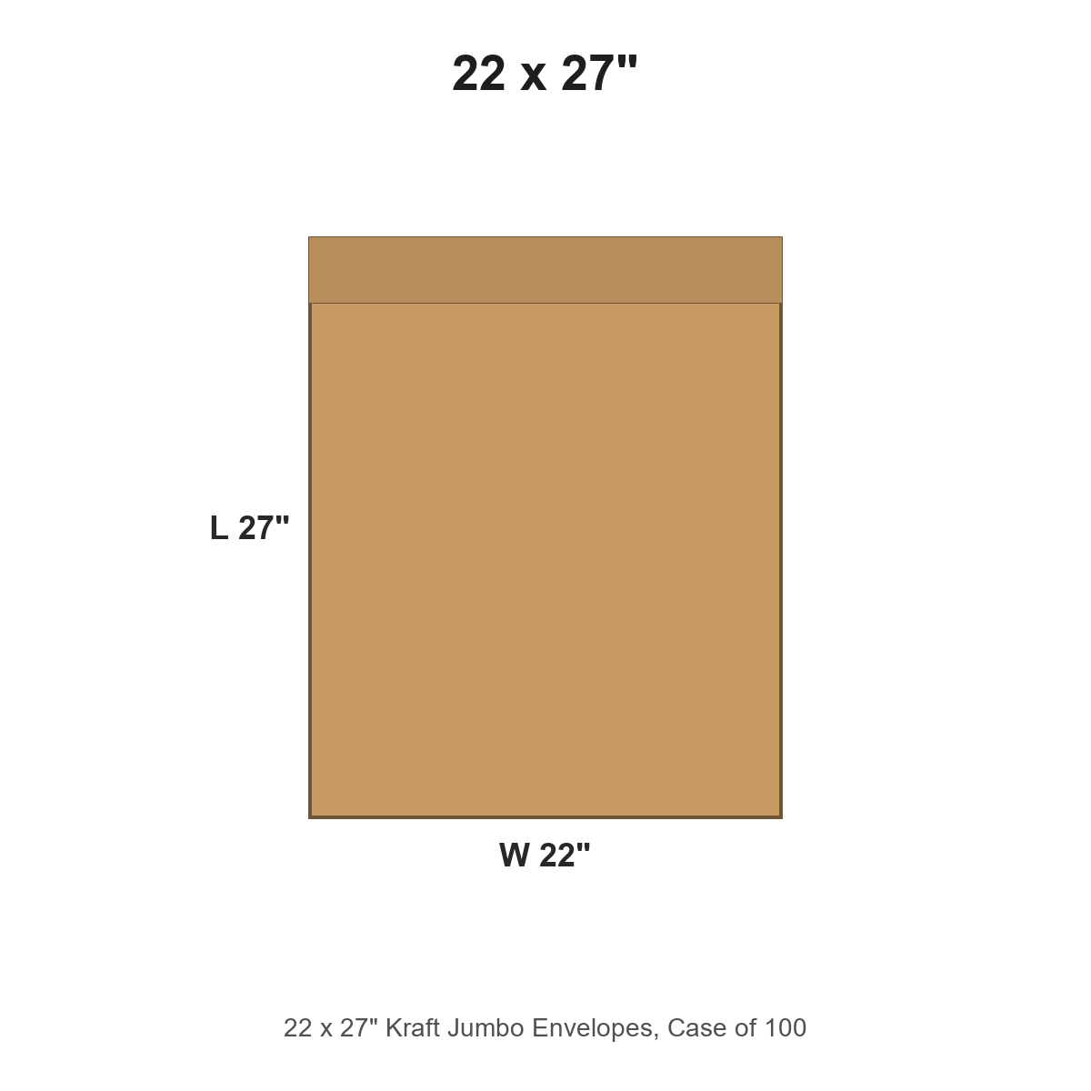 22 x 27" Kraft Jumbo Envelopes