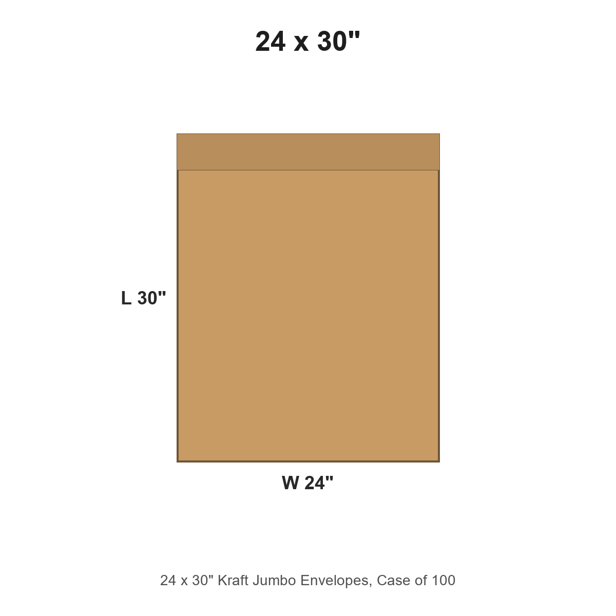 24 x 30" Kraft Jumbo Envelopes