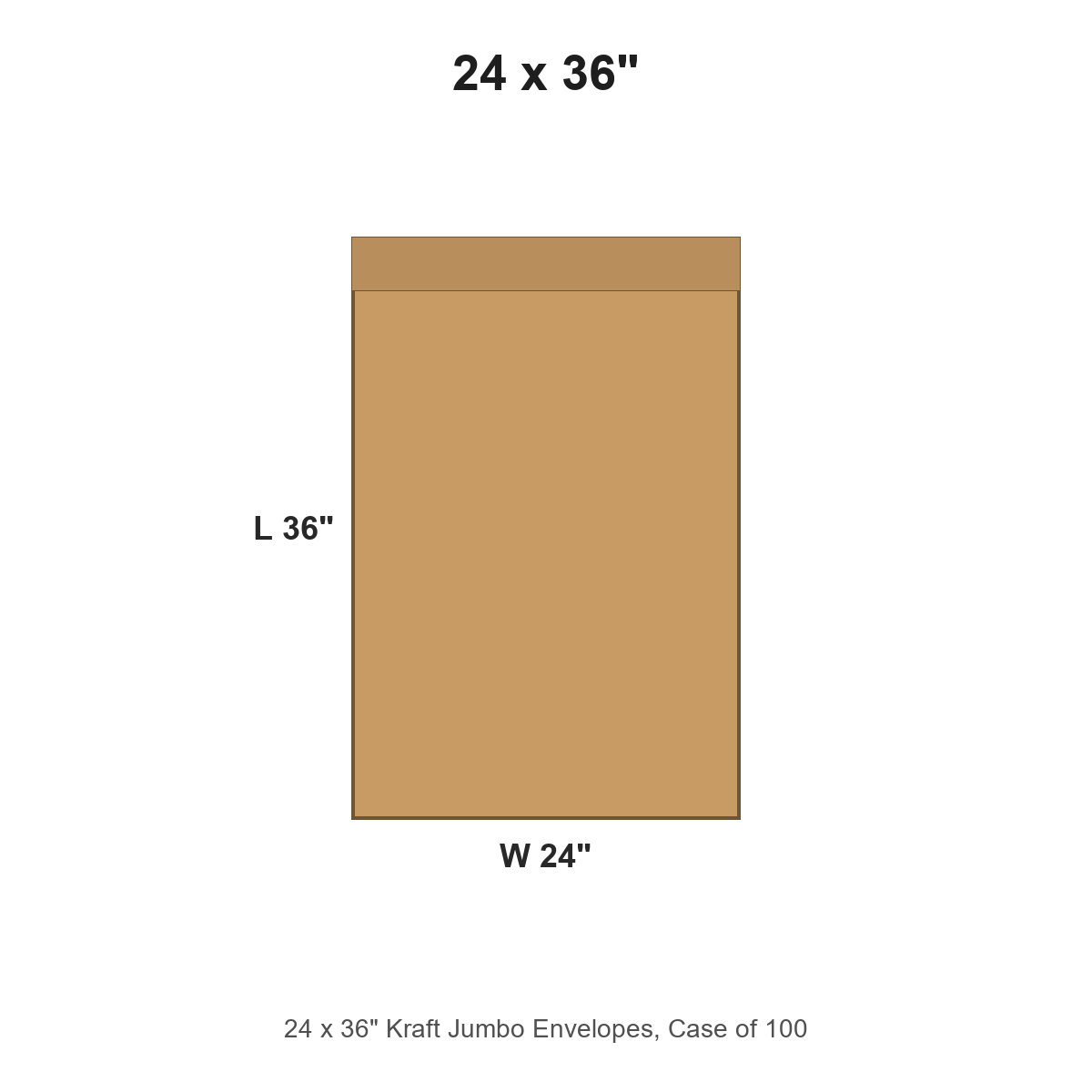 24 x 36" Kraft Jumbo Envelopes