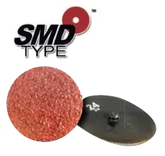 Gemtex Mini Grind R SMD aluminum oxide Type R quick change disc