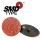 Gemtex Mini Grind R SMD aluminum oxide Type R quick change disc